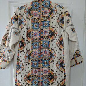 Anthropologie Embroidered & Beaded Jacket - Medium